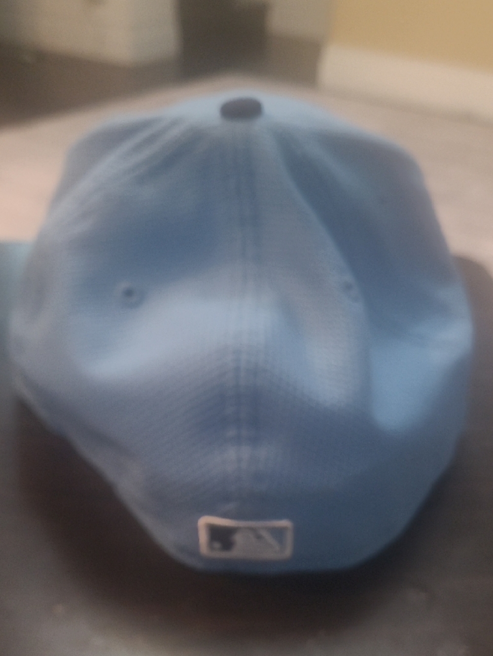 Tampa Bay Devil Rays New Era Light Blue and Navy 59FIFTY Star Logo Fitted Hat - Picture 3 of 4